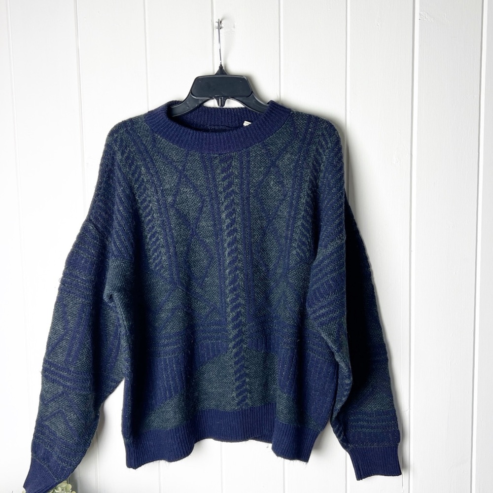 Vintage Made in Italy wool blend sweater XL